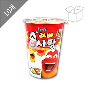 라바컵솜사탕/버터향/1박스(10개)